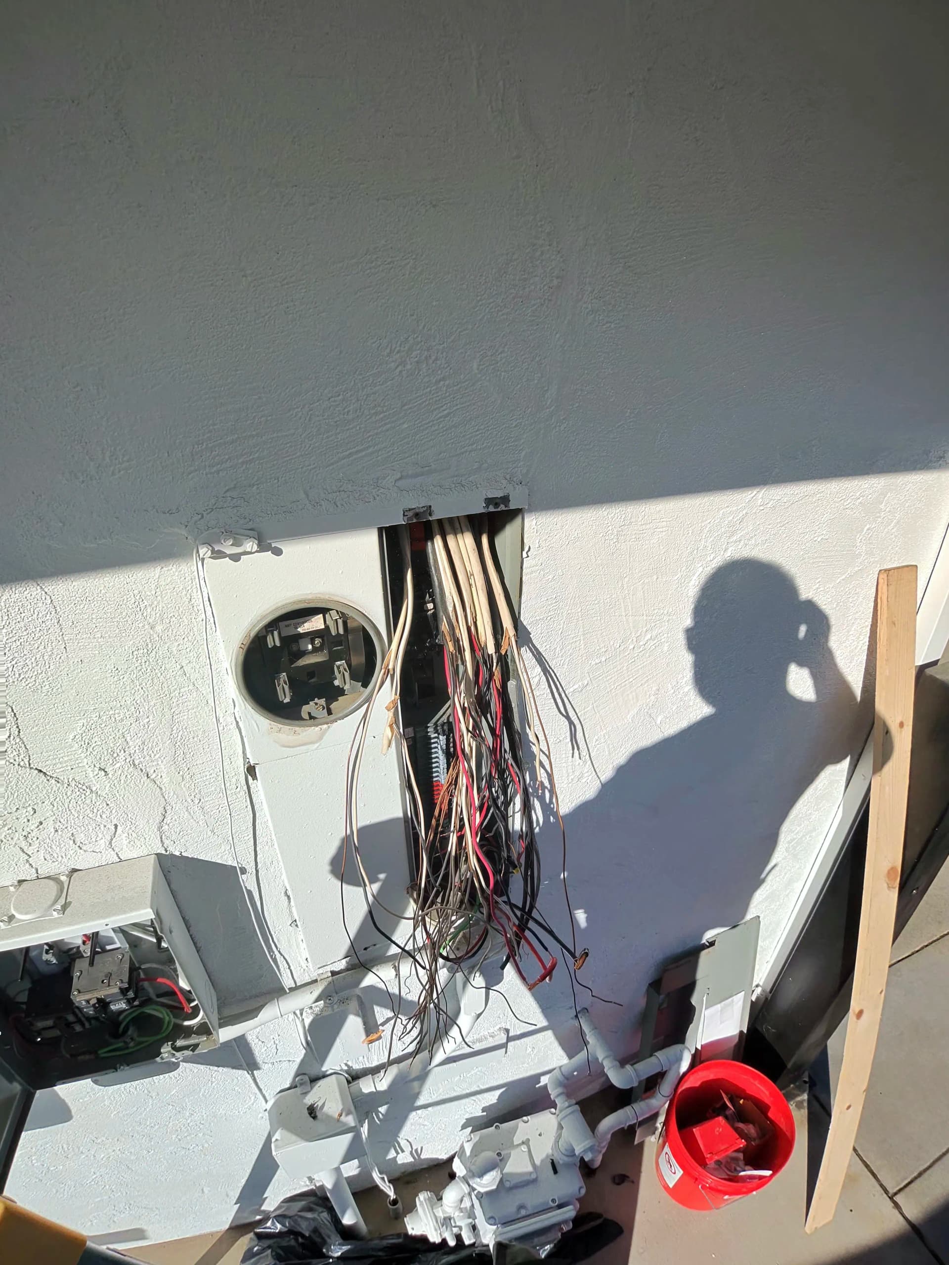 Gallery photos for Zinsco Panel Replacement Done Right - Upgrade Plus Stucco Patch: Image #3