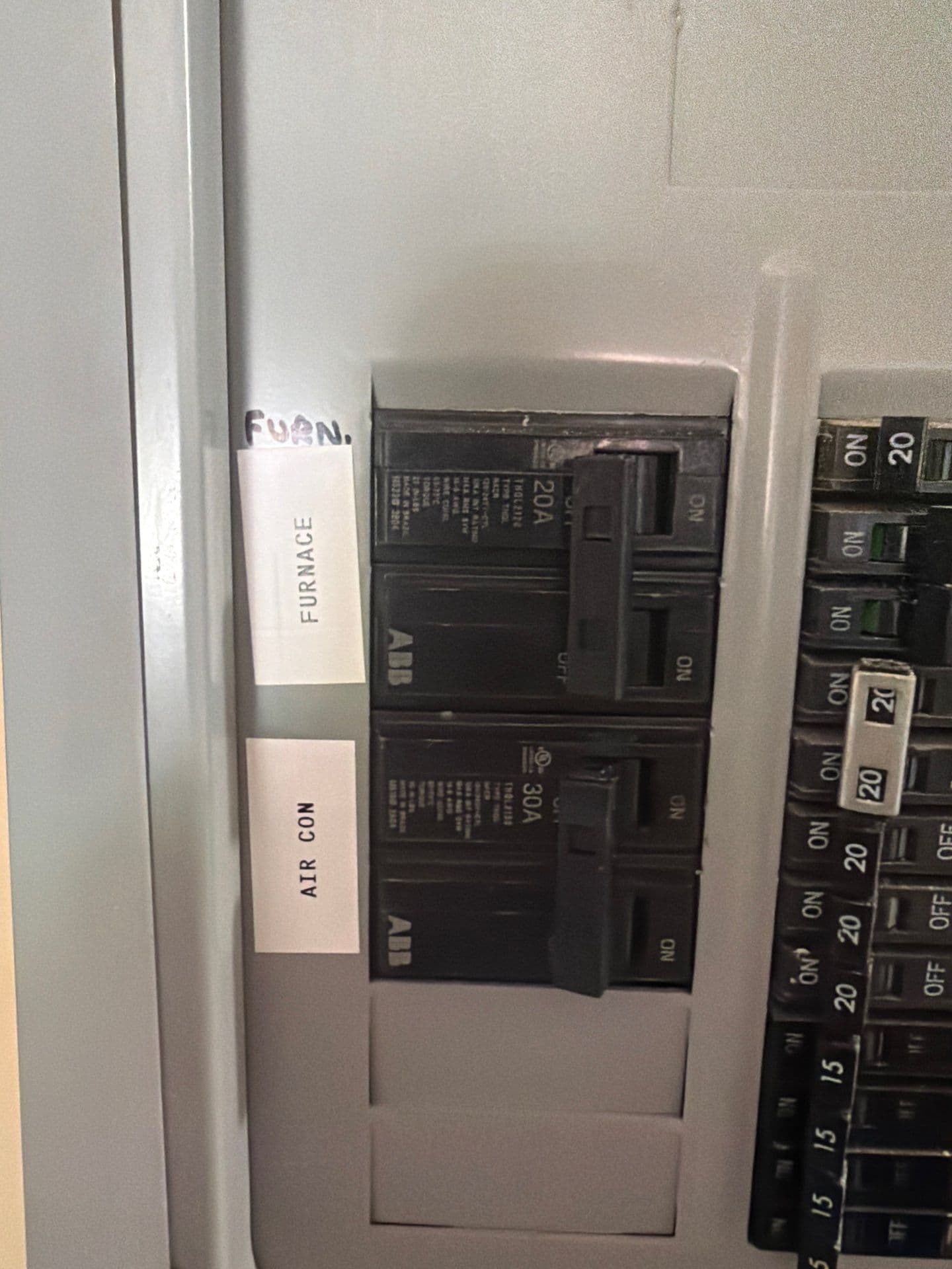 Gallery photos for Replacing Outdated A/C Aluminum Wiring with Copper and New Disconnects: Image #4