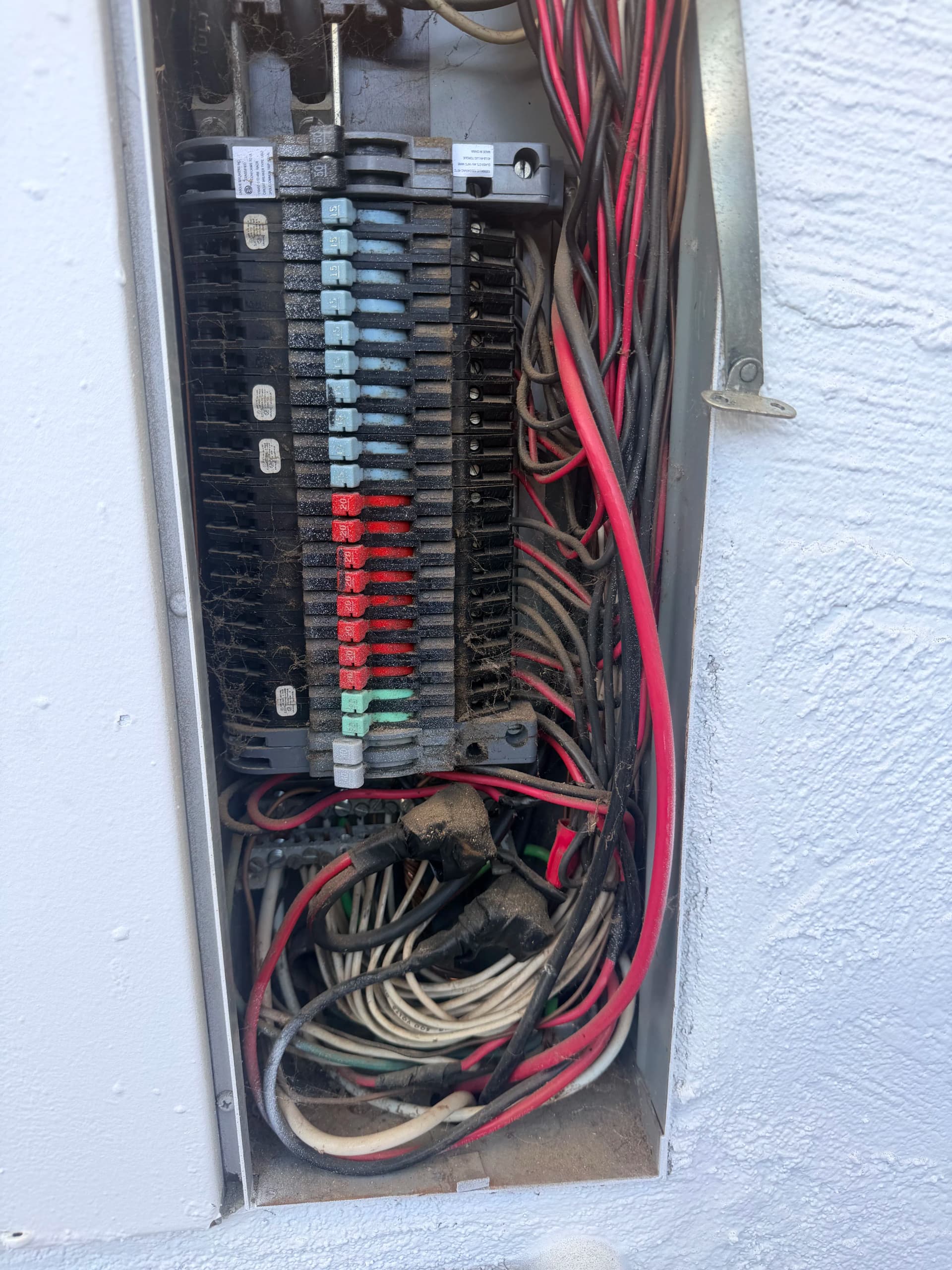 Gallery photos for Zinsco Panel Replacement Done Right - Upgrade Plus Stucco Patch: Image #2